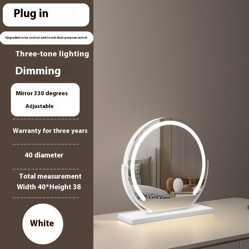 Semicircle LED Smart Touch Dimming Fill Light Mirror
